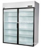 Холодильный шкаф Enteco Случь 1400 литров стеклянная дверь 